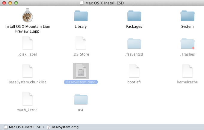 How To Edit Mac Install Dmg To Install Basesystem.dmg